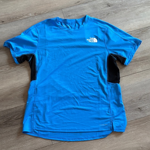 The North Face Bright Blue and Black Tee - Picture 1 of 3